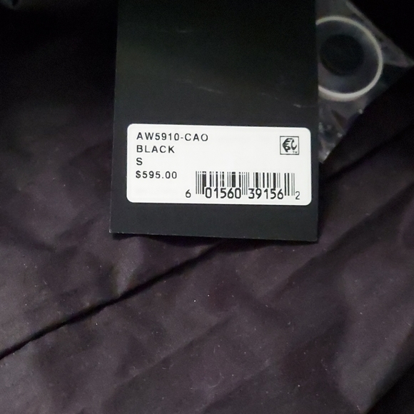 ATM Anthony Thomas Melillo Black Paper Cotton Coat - Picture 12 of 16